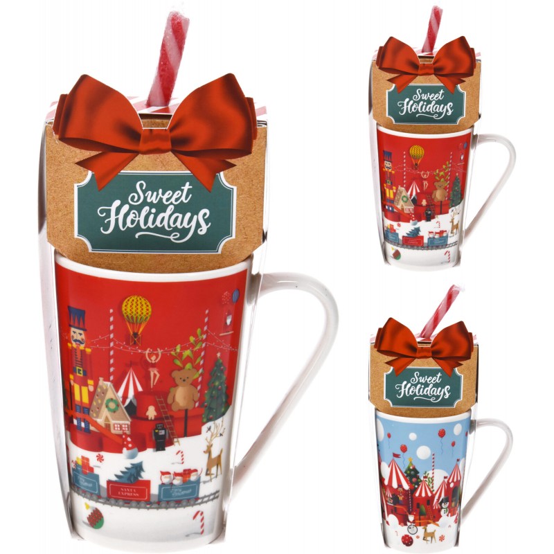 Mug Deco Natale con Bevanda