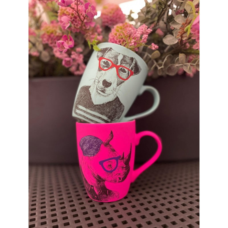 Mug in porcellana fantasie assortite 350ml