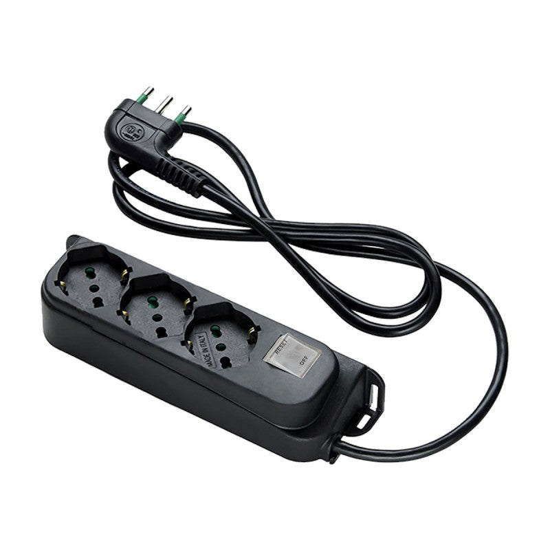 Ciabatta Omega 3-4 prese nera