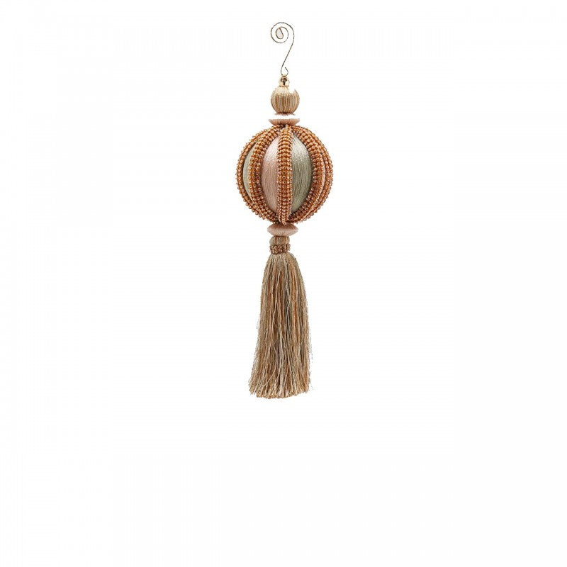 Nappa A Palla Seta E Zirconi Meridia H.28 cm in Diversi Colori