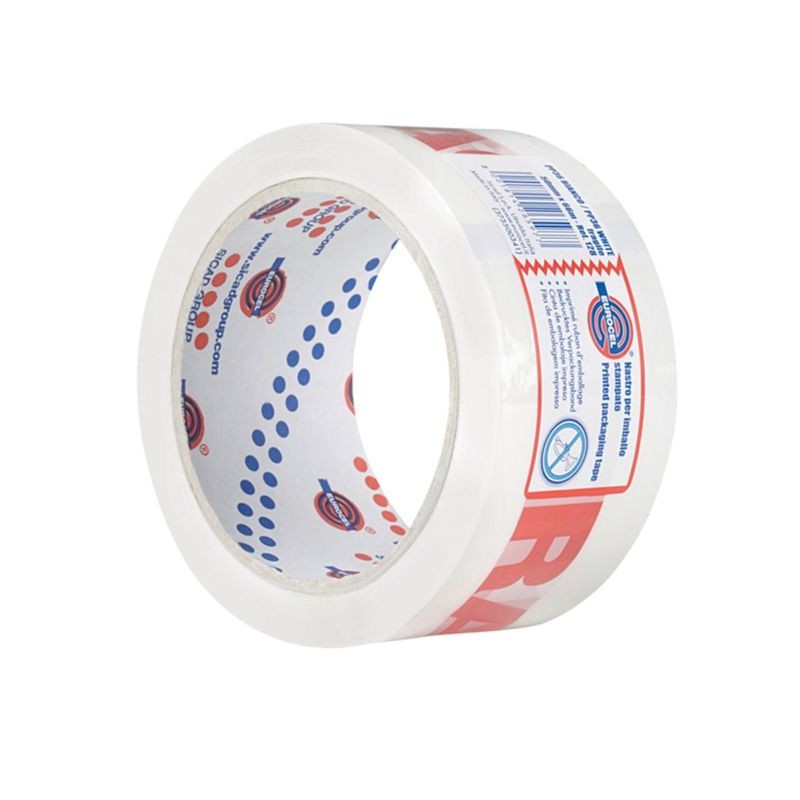 Nastro imballo bianco "fragile"