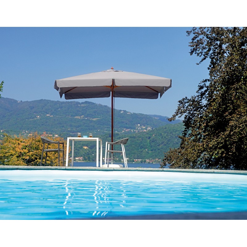 Ombrellone da giardino in legno De Lux 3x2 mt Moia