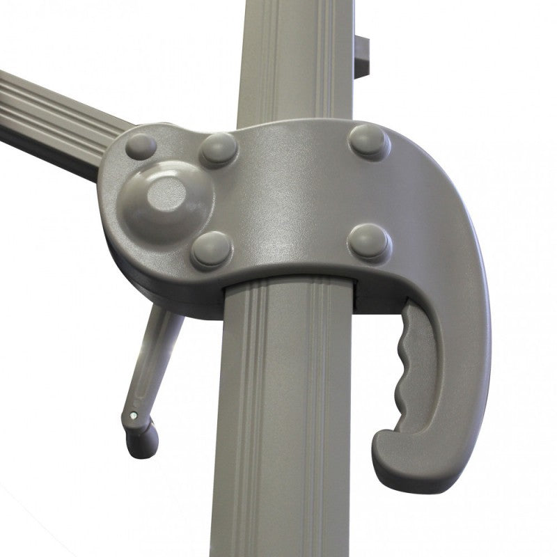 Ombrellone da giardino tortora Saturno Cosma