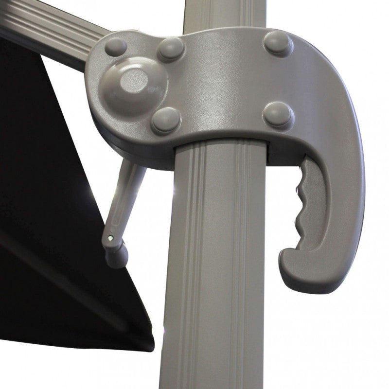 Ombrellone da giardino tortora Saturno Cosma