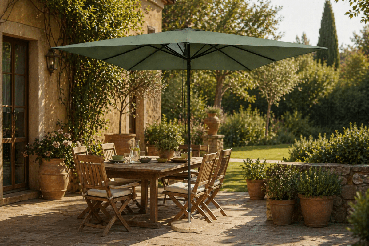 Ombrellone da giardino verde Ulisse Xone - Perrone Shop
