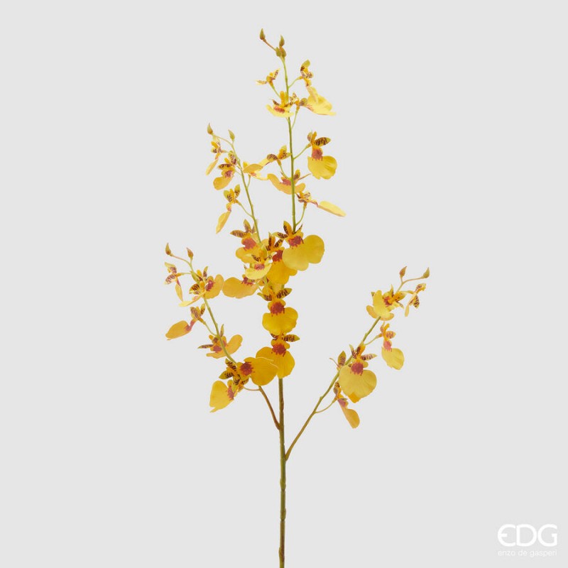 Fiore artificiale Orchidea Oncidium altezza 80 cm|EDG