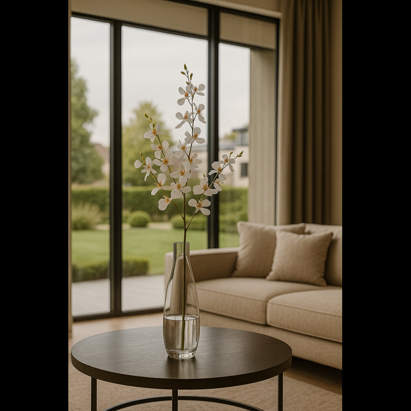 Fiore artificiale Orchidea Oncidium altezza 80 cm|EDG