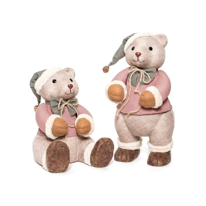 Orso borgogna verde