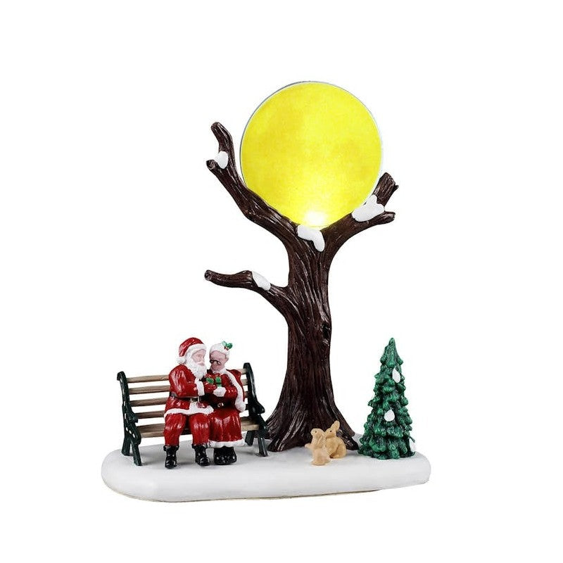 Paesaggio Babbo e Babba sotto la luna-Lemax