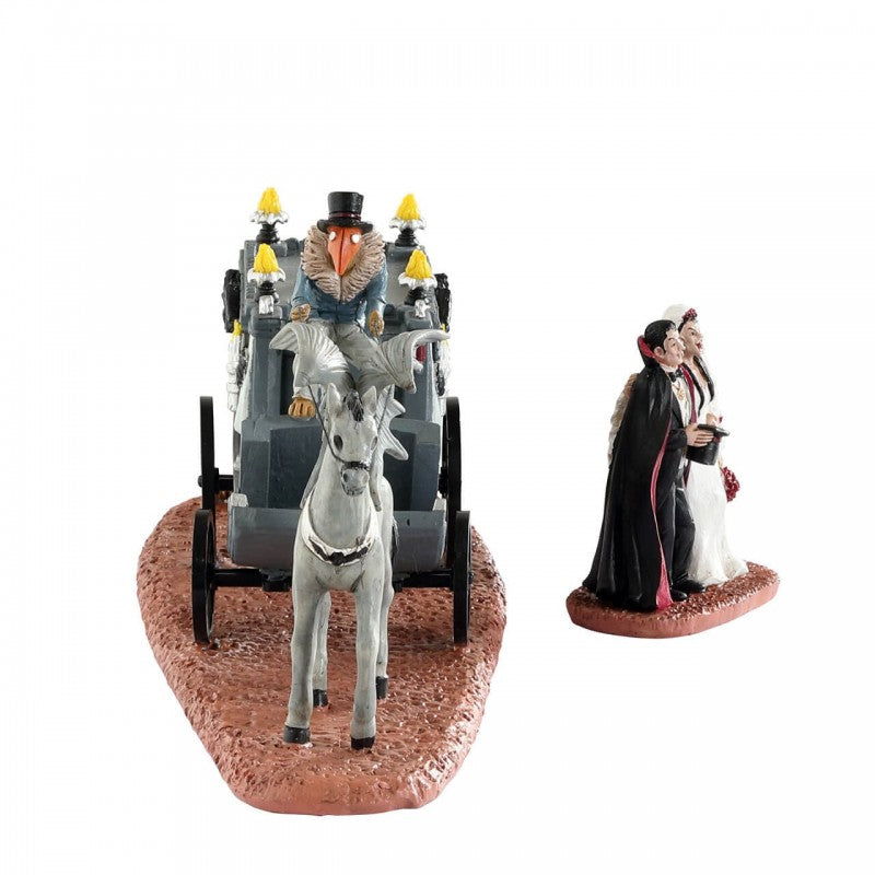 Paesaggio Carrozza Newly Deads Halloween | Lemax