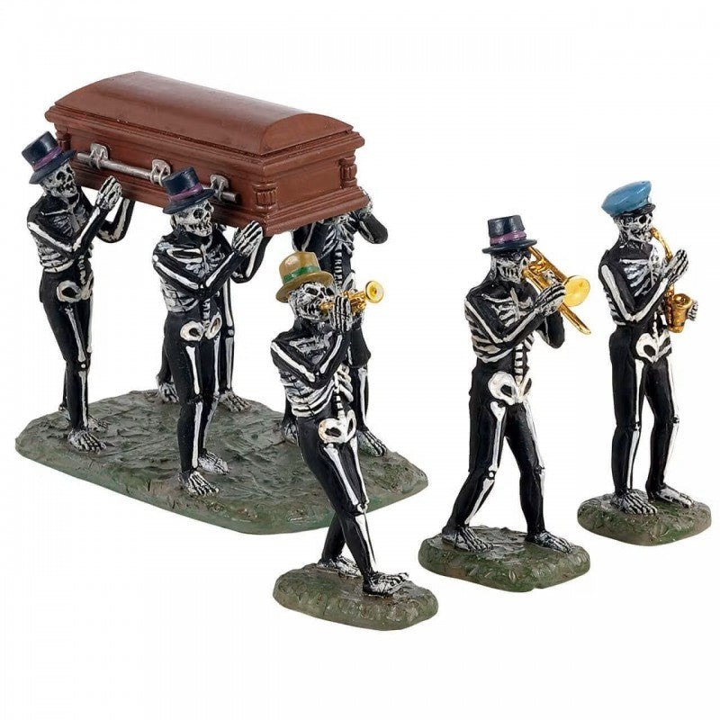 Paesaggio Jazz Funeral 4pz Halloween | Lemax