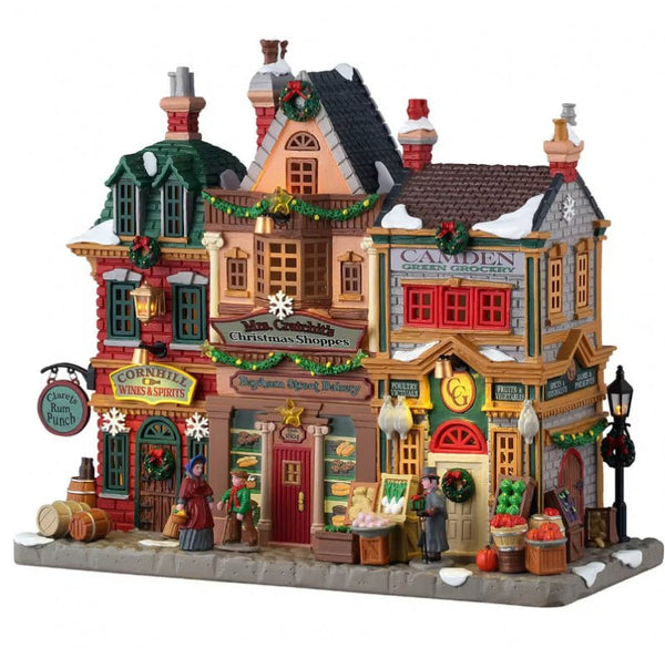 Paesaggio I negozi di Natale della signora Cratchit - Lemax - Perrone Shop