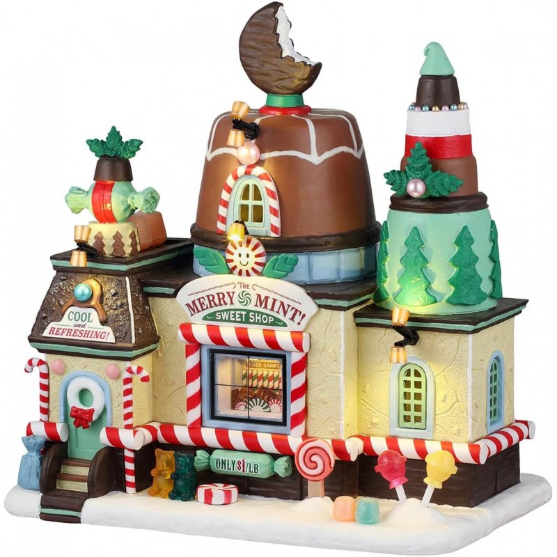 Paesaggio Negozi Dolci Alla Menta- Lemax