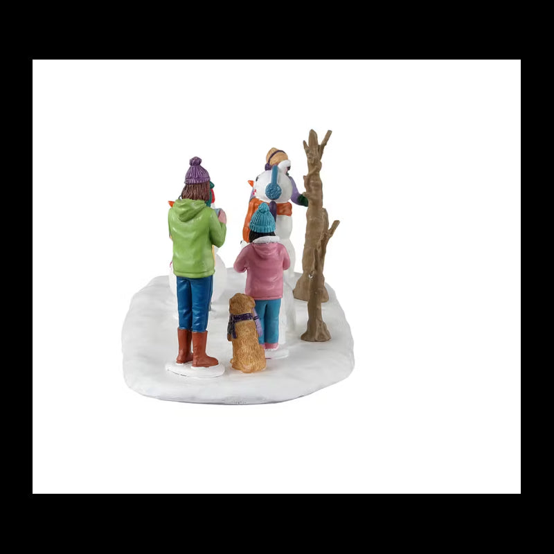 Paesaggio pupazzi di neve e amici-Lemax