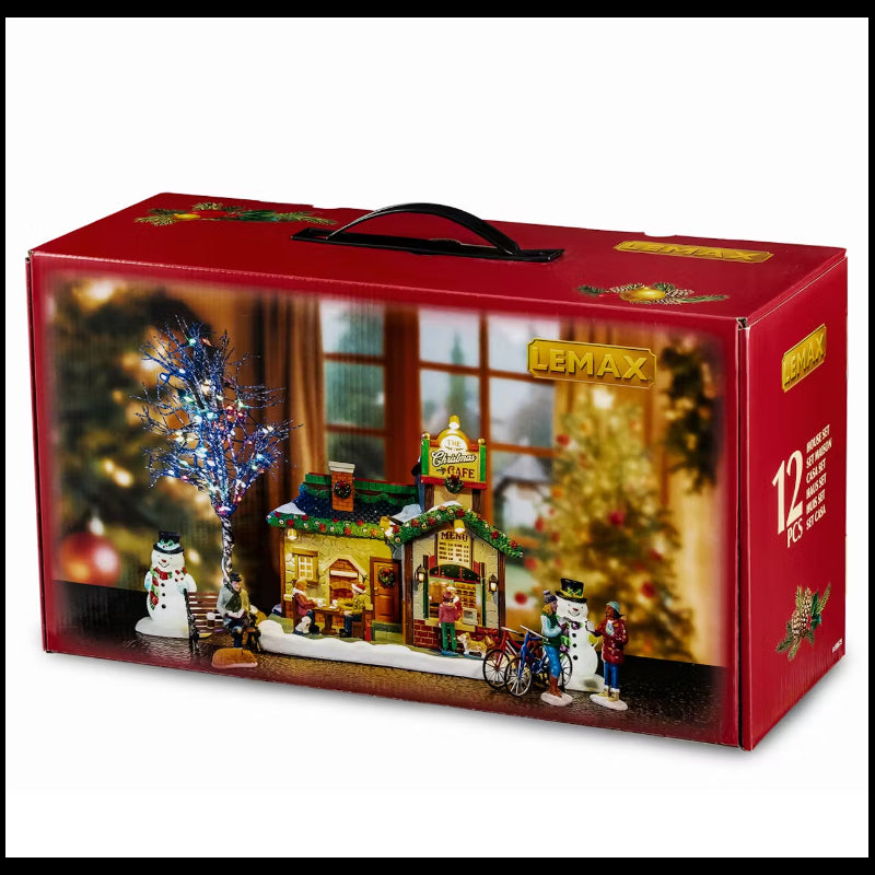 Paesaggio Set Il Caffe' di Natale - Lemax