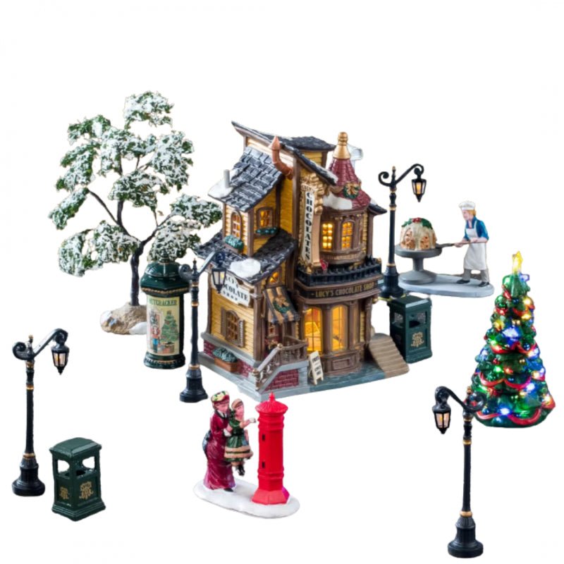 Paesaggio Set Lucy Chocolate - Lemax - Perrone Shop