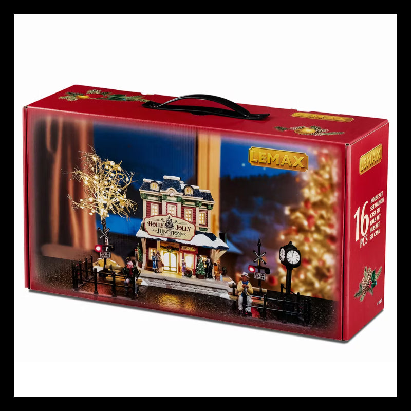 Paesaggio Set Stazione Holly Jolly - Lemax