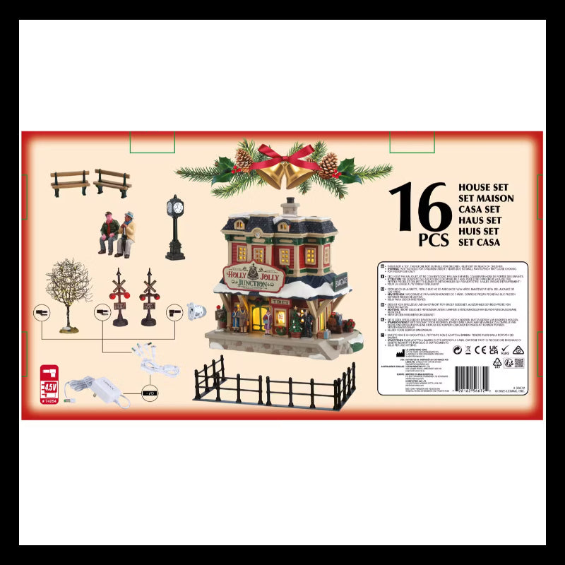 Paesaggio Set Stazione Holly Jolly - Lemax