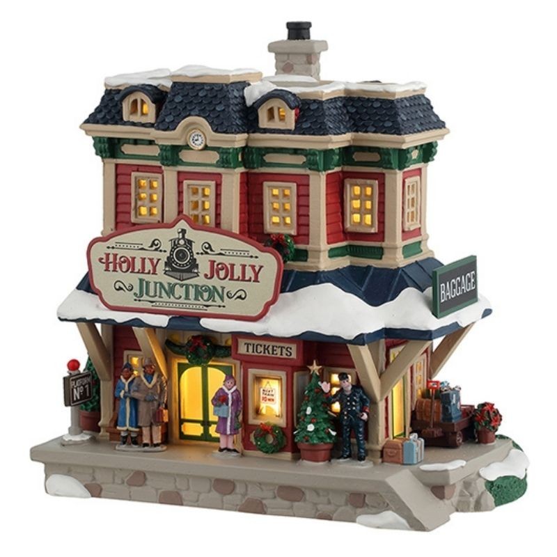 Paesaggio Set Stazione Holly Jolly - Lemax