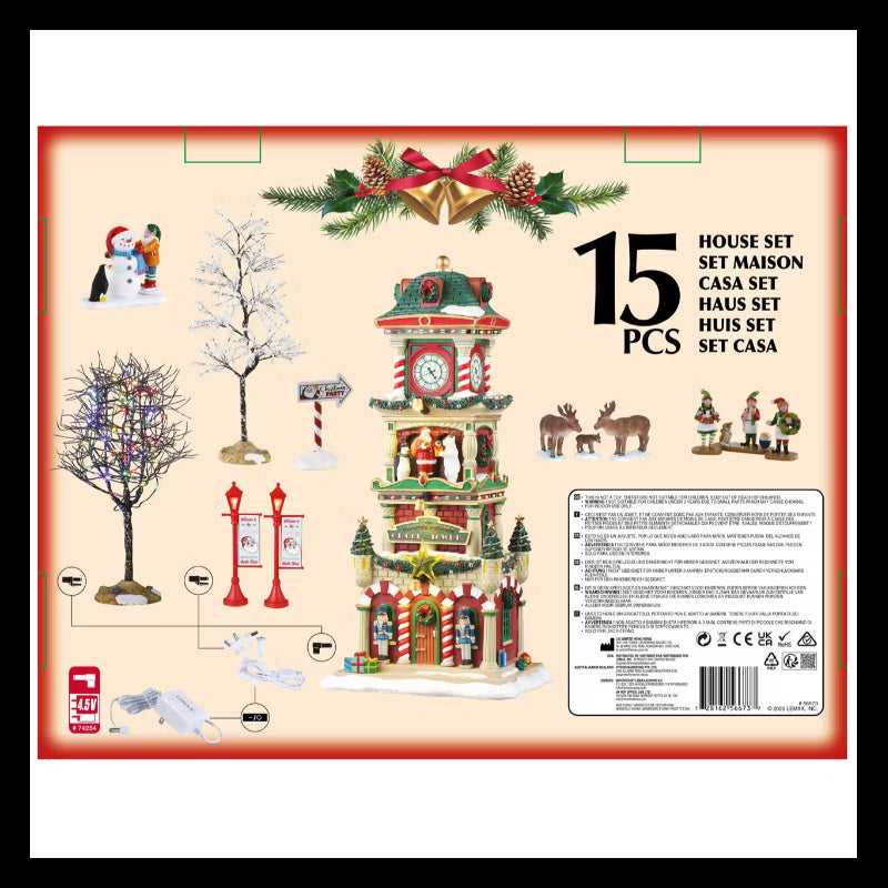 Paesaggio Set Torre Di Piazza - Lemax