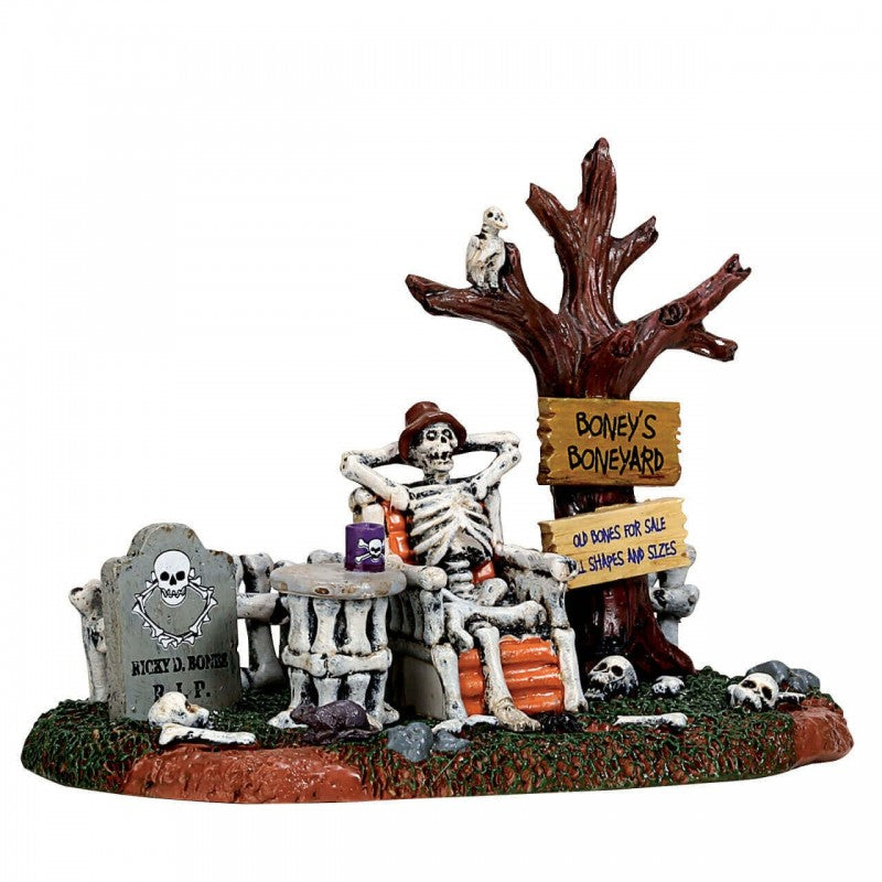 Paesaggio Welcome To The Boneyard Halloween | Lemax