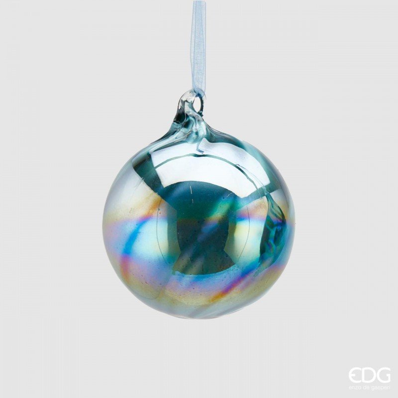 Palla In Vetro Spiral Diametro 9 Cm |EDG