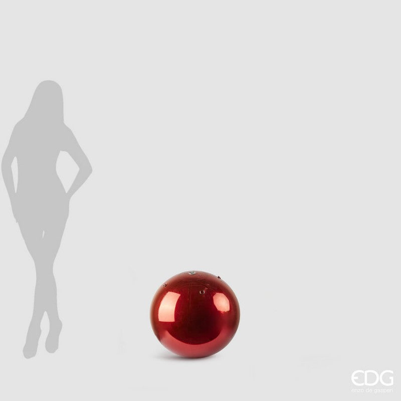 Palla Mirror Rosso in 5 misure | EDG
