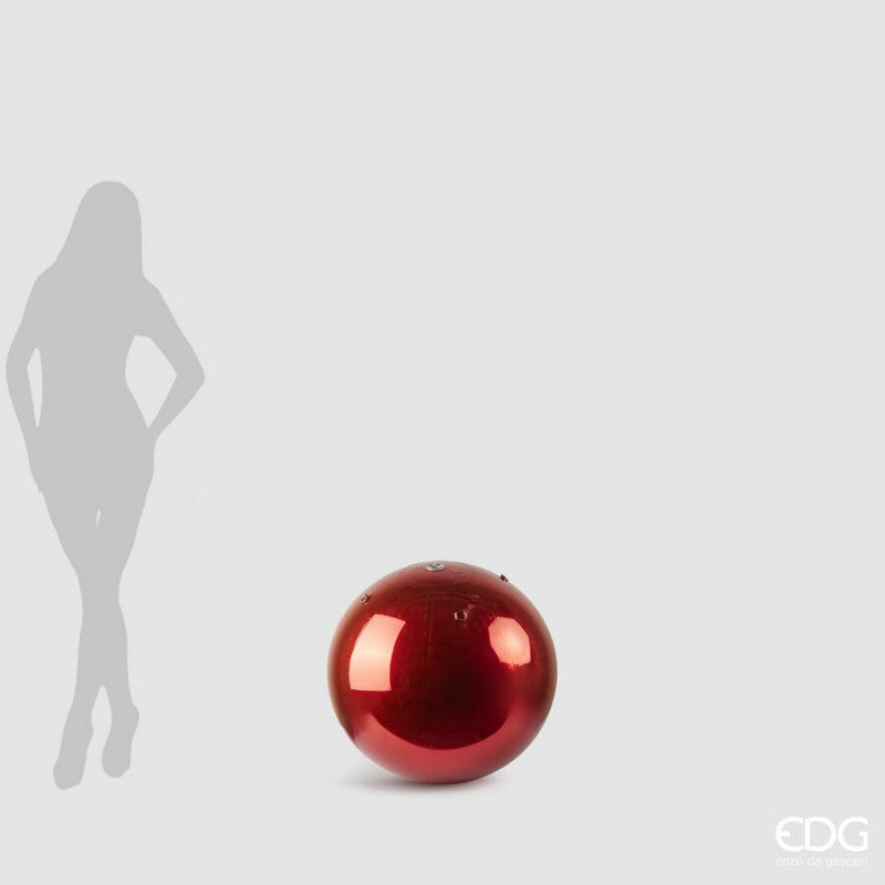 Palla Mirror Rosso in 5 misure | EDG