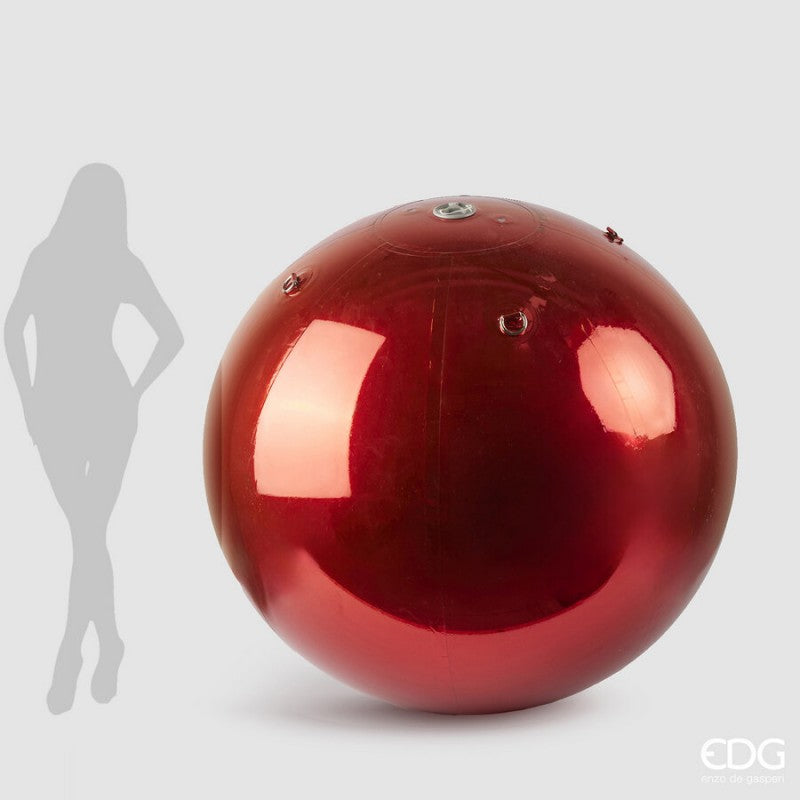 Palla Mirror Rosso in 5 misure | EDG