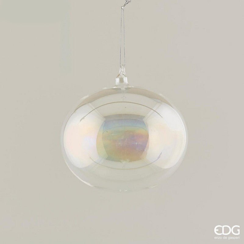 Pallina in Vetro Bolla Iridescente Diametro15 |EDG - Perrone Shop
