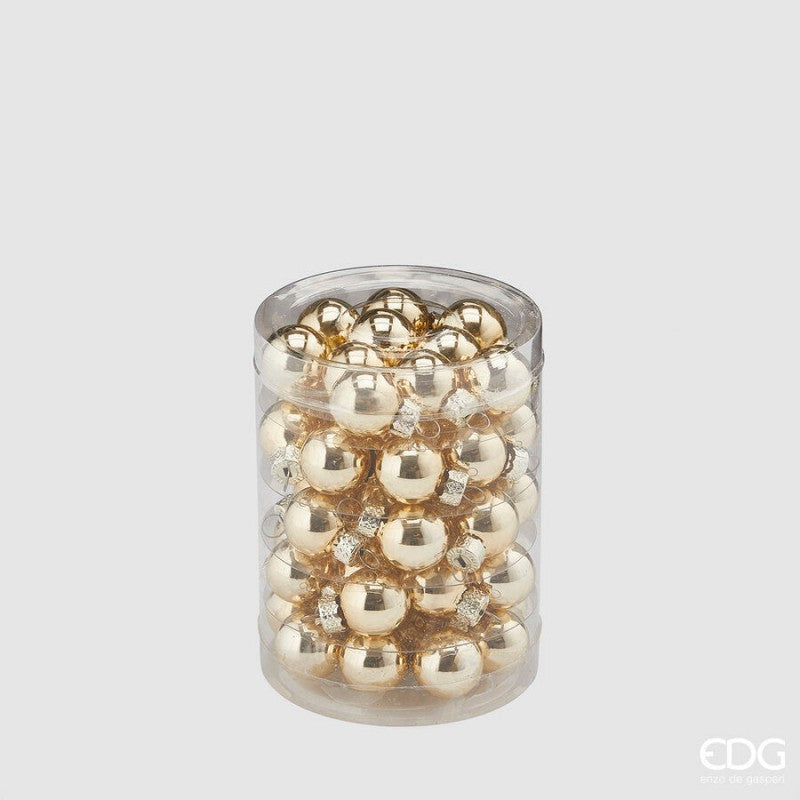 Palla Vetro Diametro 2 cm Confezione 50pz ORO|EDG