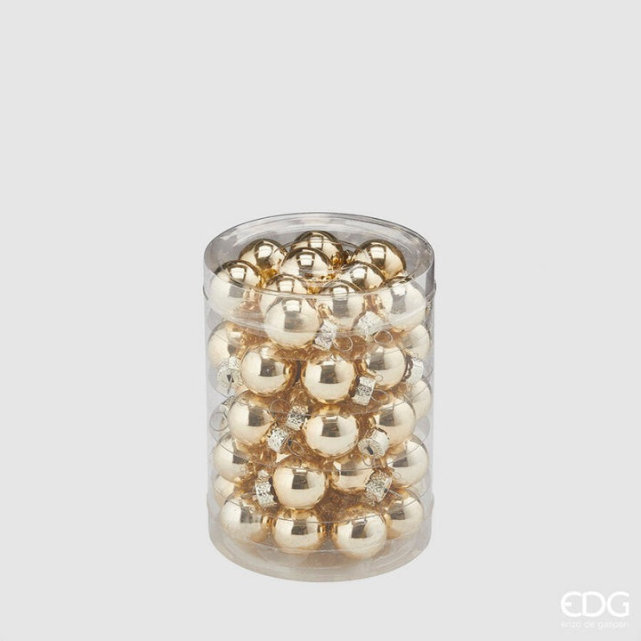 Palla Vetro Diametro 2 cm Confezione 50pz ORO|EDG