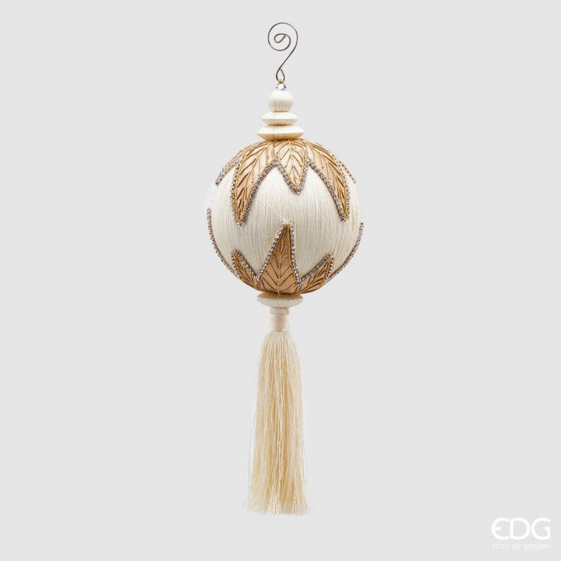 Pallina Con Decorazione Nappa Ricamo|EDG - Perrone Shop