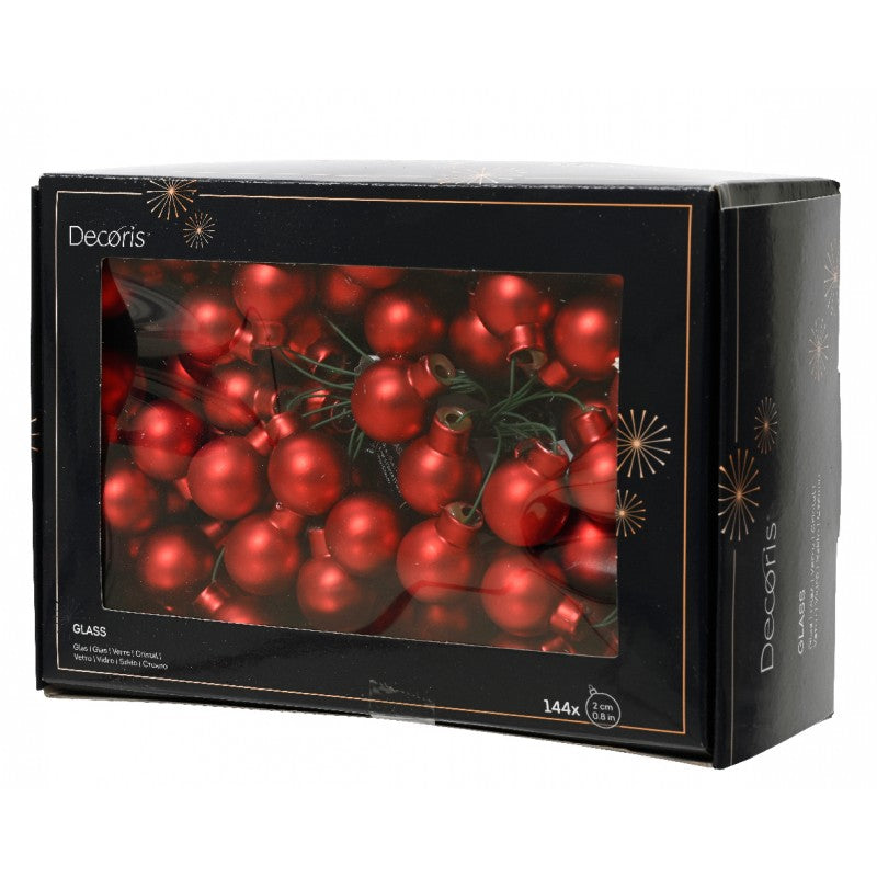 Palline di Natale in vetro su filo