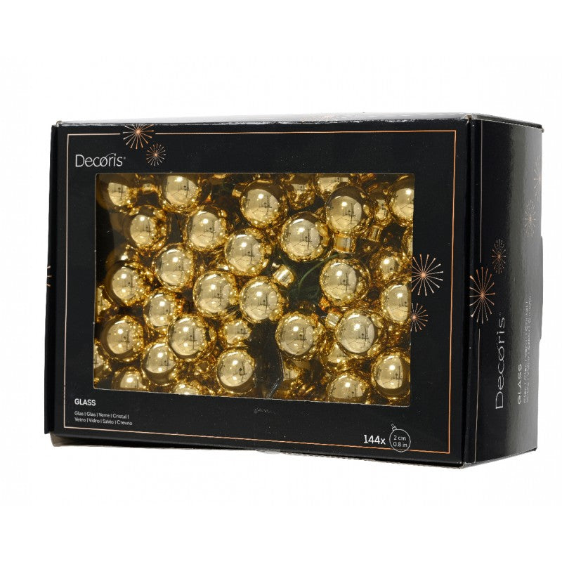 Palline di Natale in vetro su filo