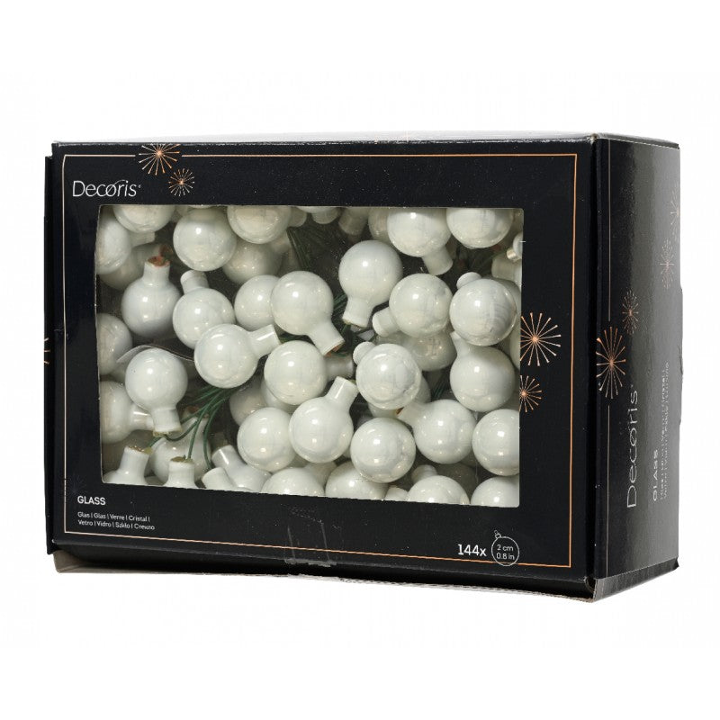 Palline di Natale in vetro su filo