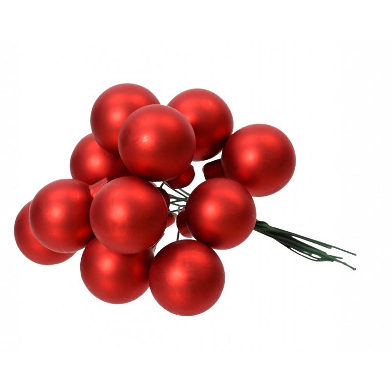 Palline di Natale in vetro su filo