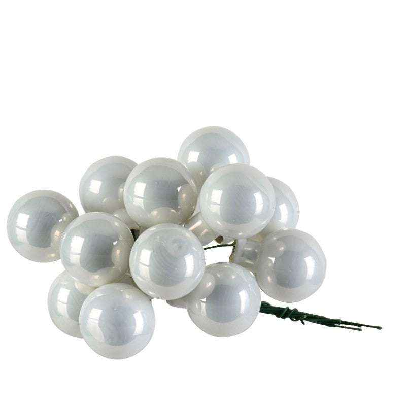 Palline di Natale in vetro su filo