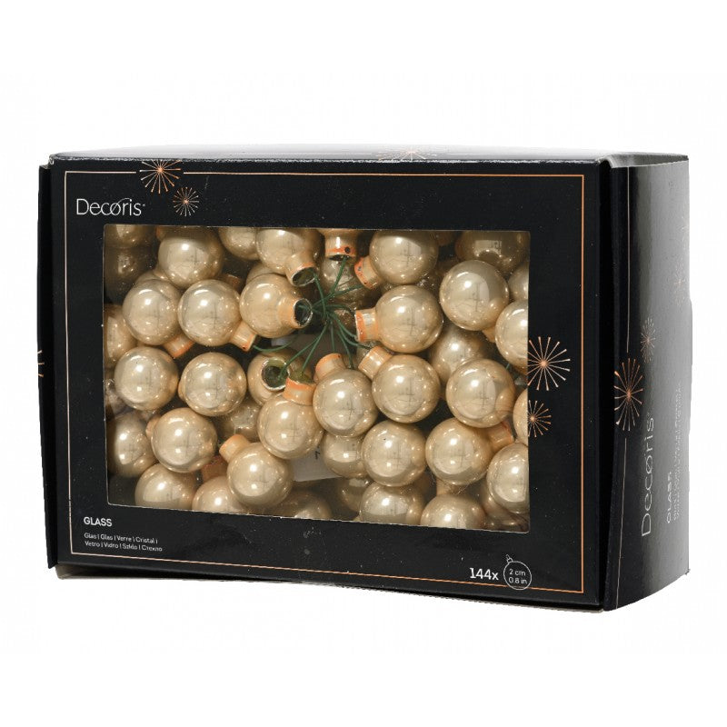 Palline di Natale in vetro su filo