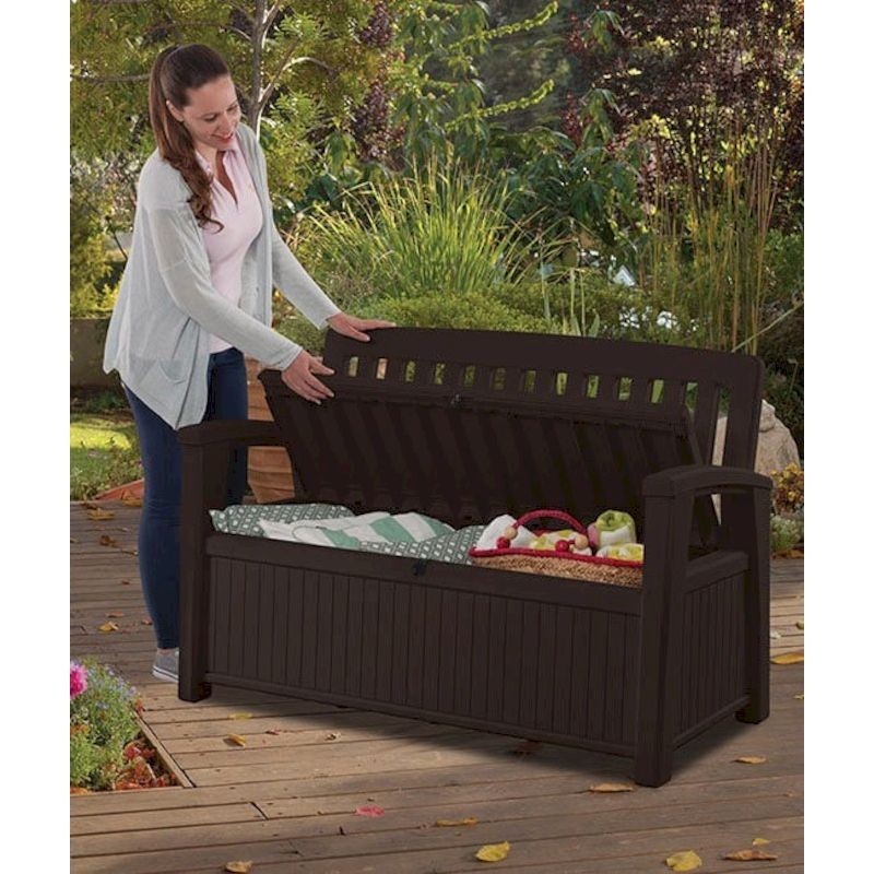 Panchina da giardino  graphite Patio Storage