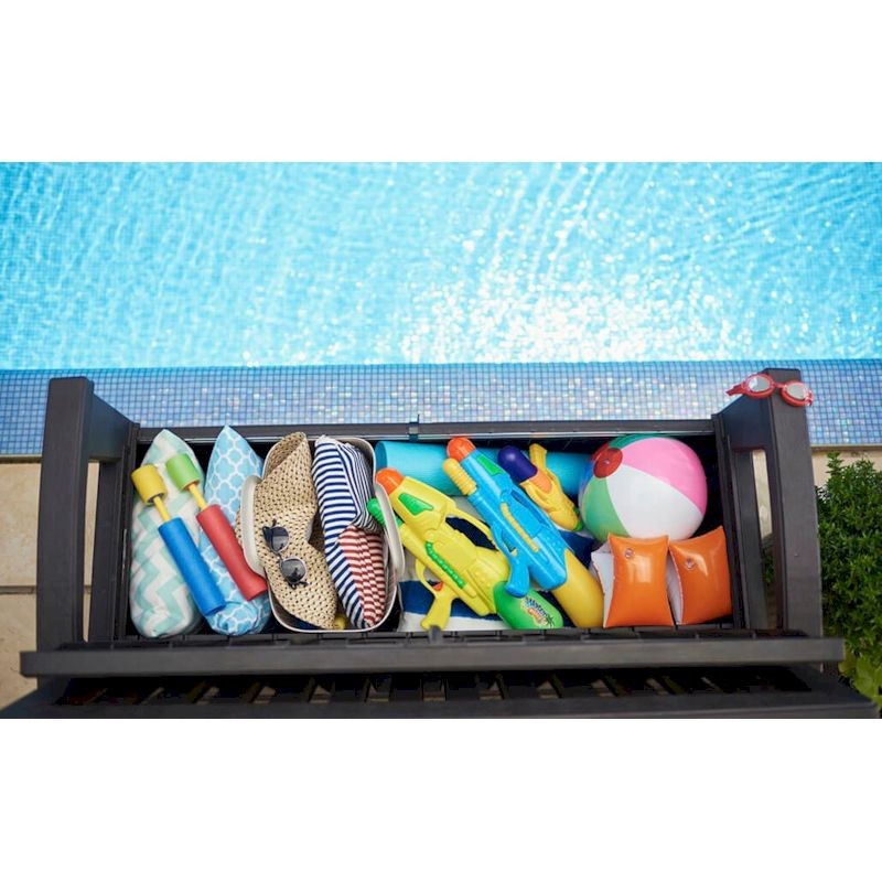 Panchina da giardino  graphite Patio Storage