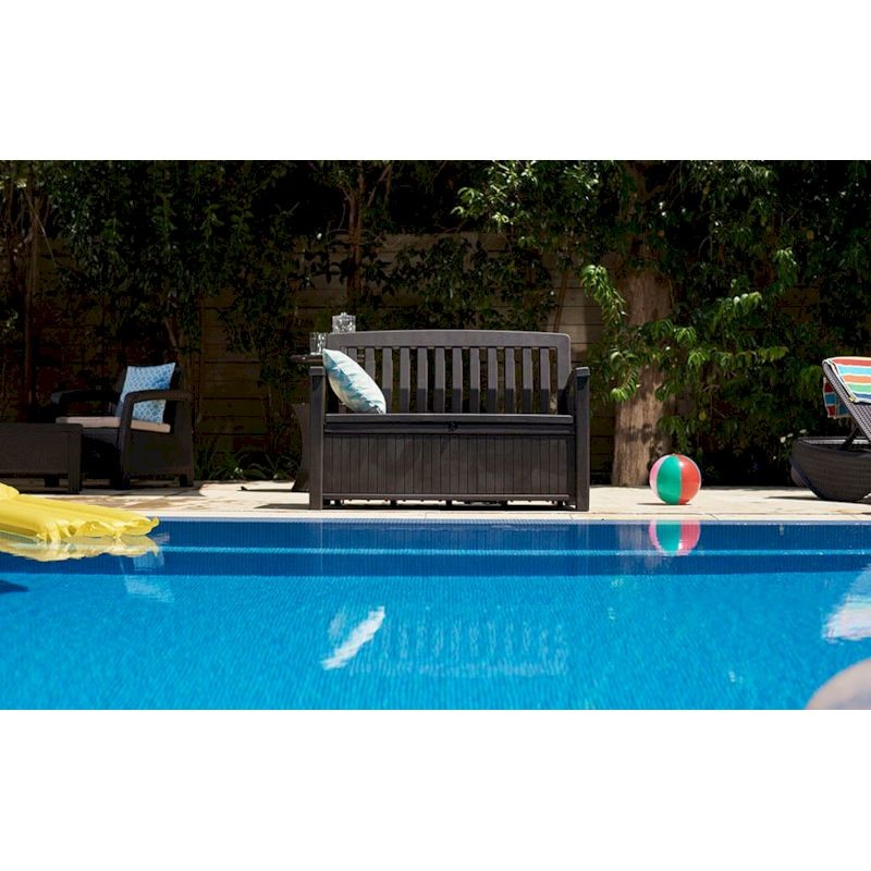 Panchina da giardino  graphite Patio Storage