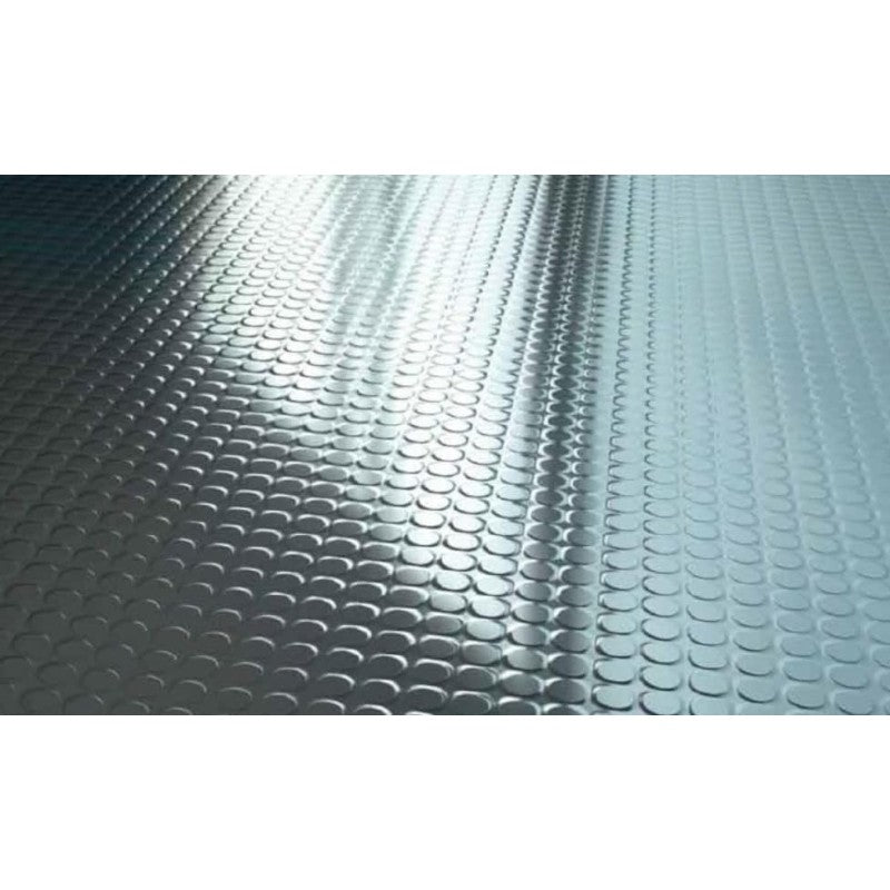 Pavimento bullonato antiscivolo in PVC nero