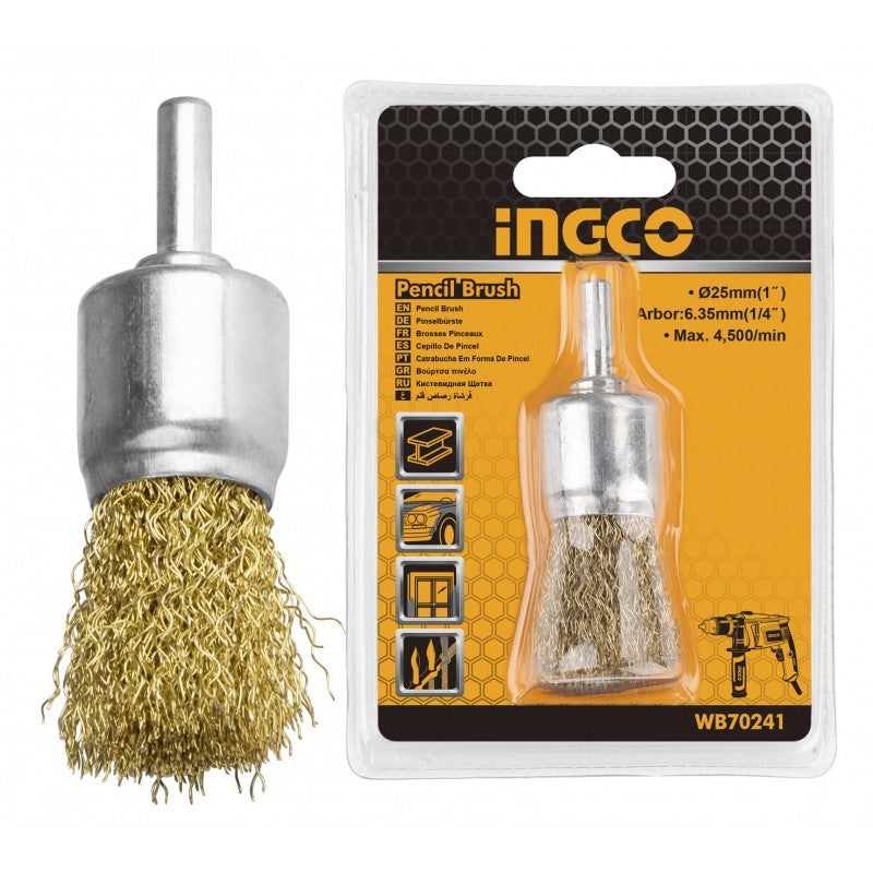 Pennello Ingco con filo ondulato