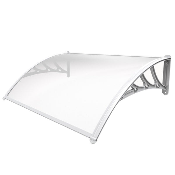 Pensilina trasparente con supporti grigi Xone - Perrone Shop