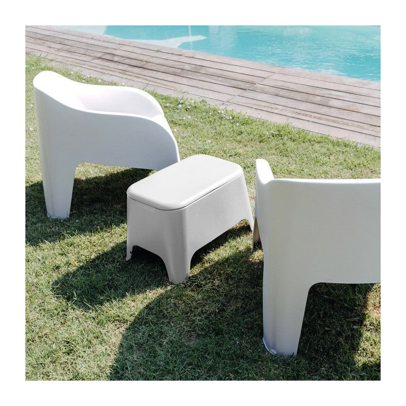 Tavolino da giardino bianco Petra Toomax