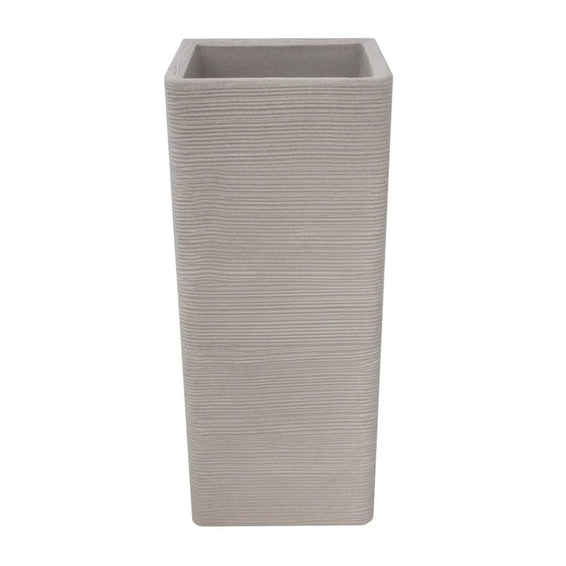 Vaso alto da giardino Pilone Shabby 75 Cm