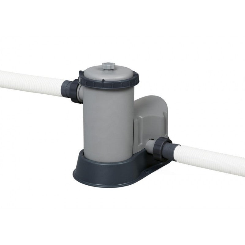 Piscina Bestway 56977 con oblò tonda effetto rattan 549x122 cm | Bestway