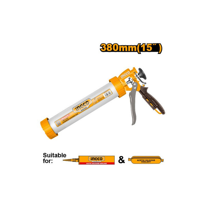 Pistola per silicone in alluminio 380MM D51MM