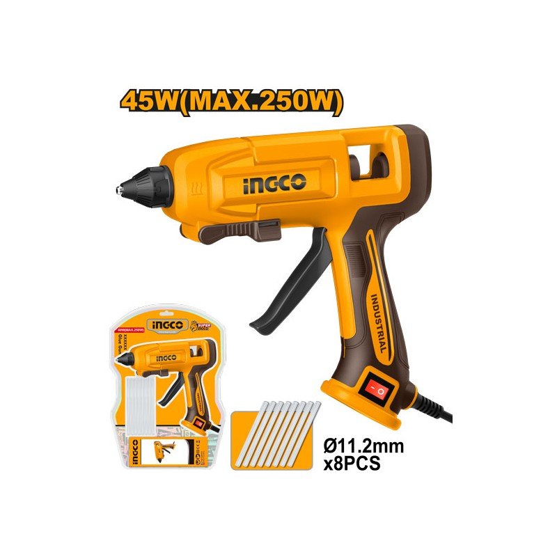 Pistola termocollante 45W con 8 stick Ø11,2 mm - Perrone Shop